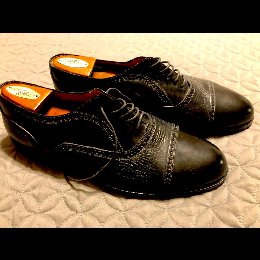 MEZLAN HAND-MADE DRESS SHOES 9.5M BRAND NEW